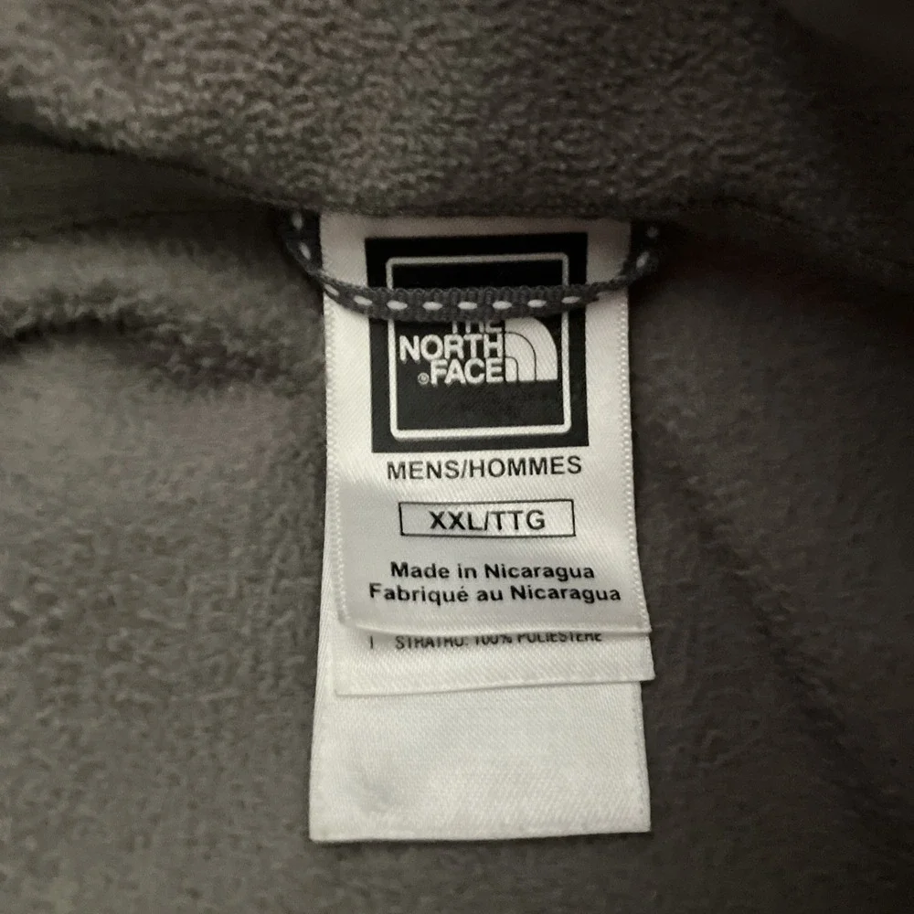 The North Face Men's TKA 100 1/4 Zip Fleece Pullover‎ Gray XXL